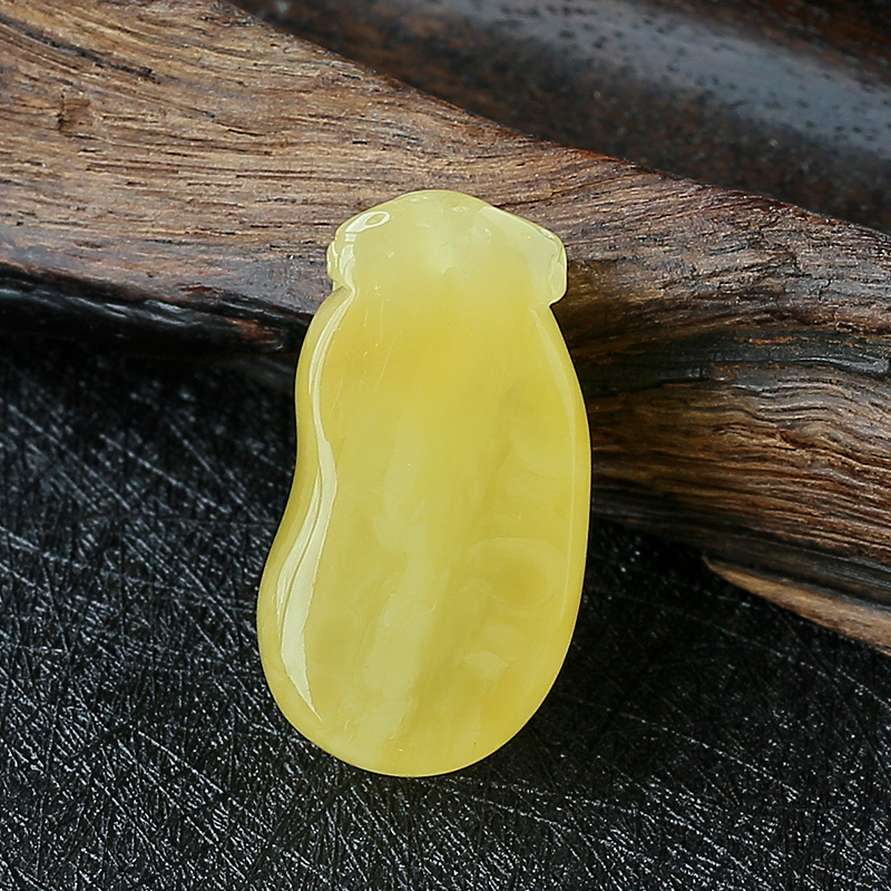 蜜蜡吊坠-红掌柜