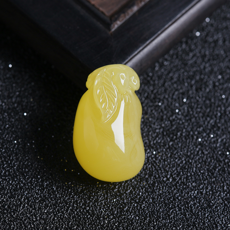 蜜蜡福瓜吊坠-红掌柜珠宝