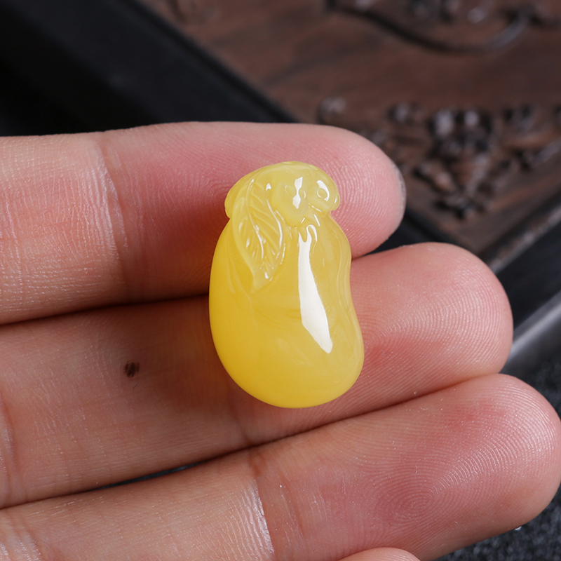 蜜蜡福瓜吊坠-红掌柜珠宝