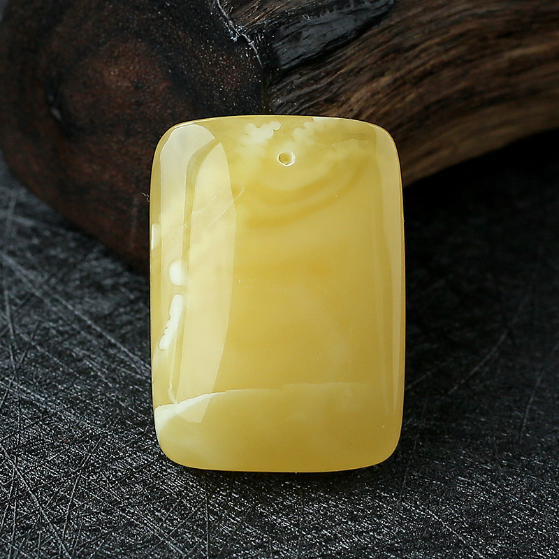 波罗的海天然蜜蜡方牌挂坠 - 红掌柜