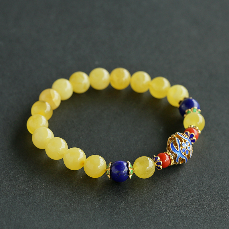 天然蜜蜡单圈-红掌柜