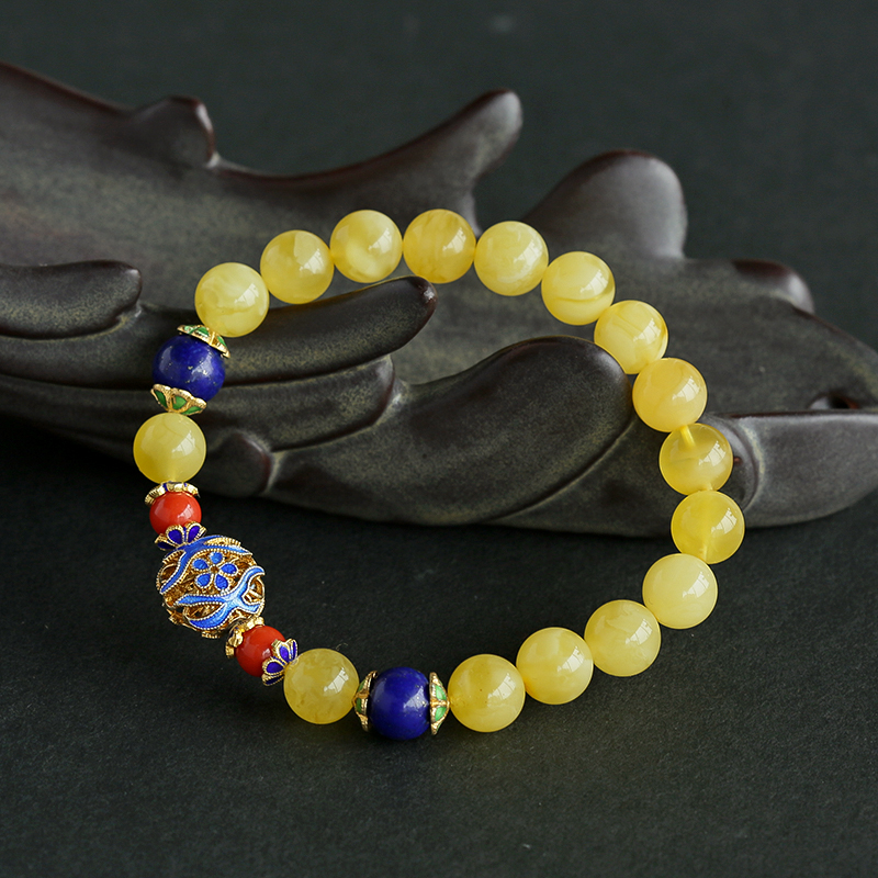 波罗的海蜜蜡手串-红掌柜