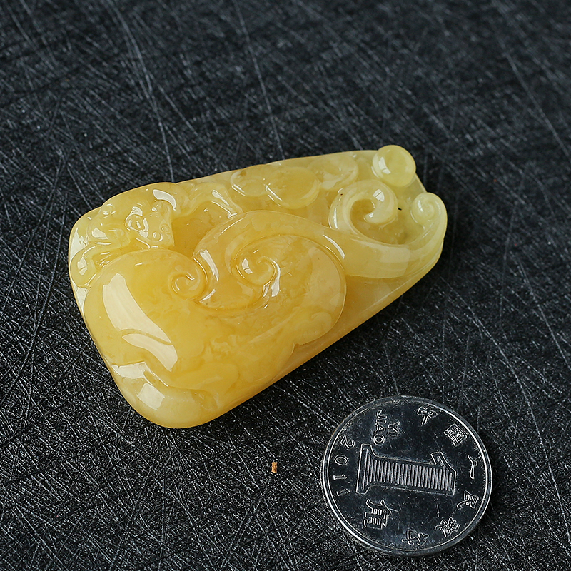 波罗的海蜜蜡吊坠-红掌柜