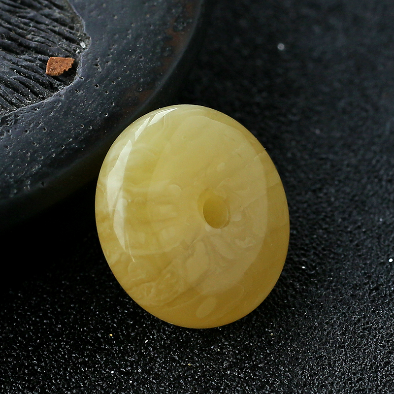 波罗的海蜜蜡平安扣吊坠-红掌柜