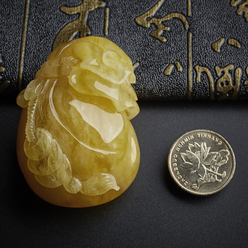 波罗的海鸡油黄钱袋-红掌柜珠宝