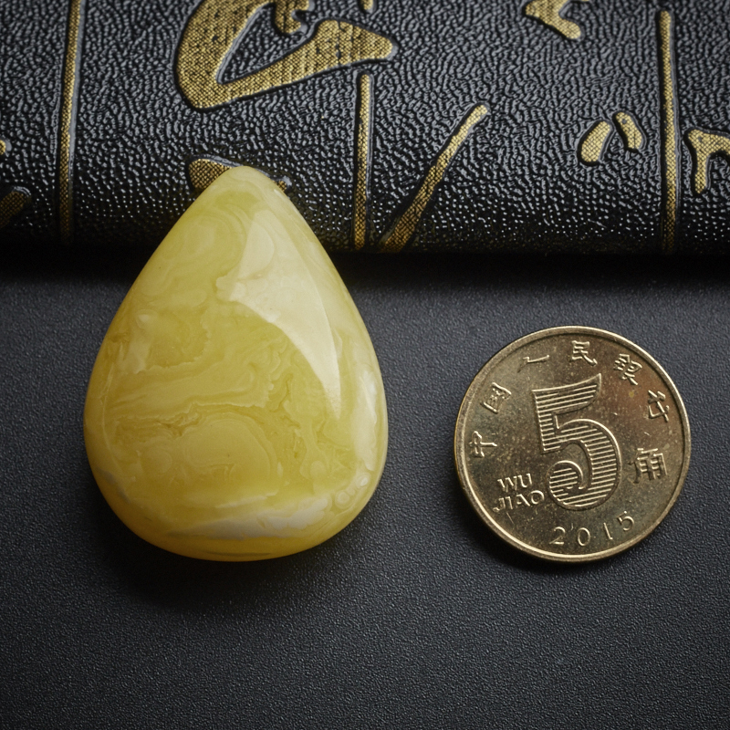 波罗的海蜜蜡水滴挂件-红掌柜珠宝