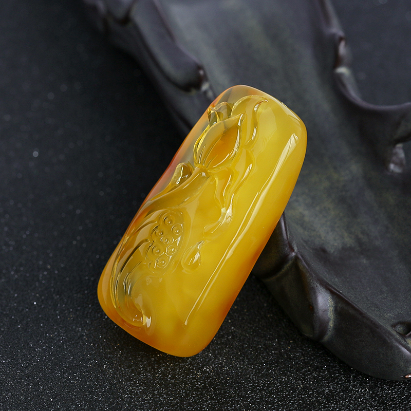 一品清廉金包蜜吊坠 - 红掌柜珠宝