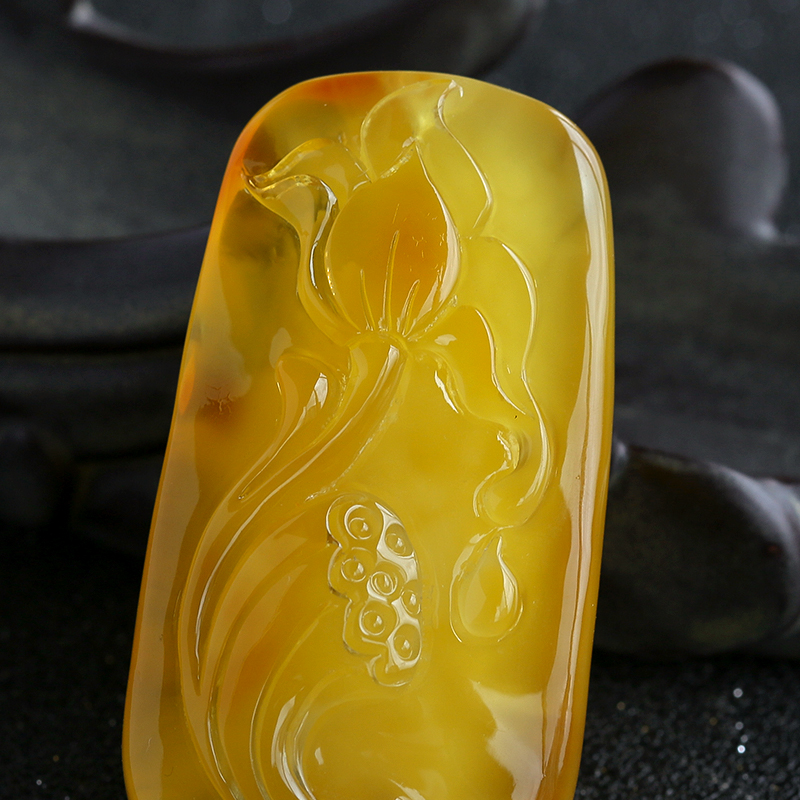 一品清廉金包蜜吊坠 - 红掌柜珠宝