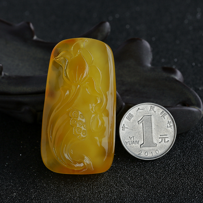 一品清廉金包蜜吊坠 - 红掌柜珠宝