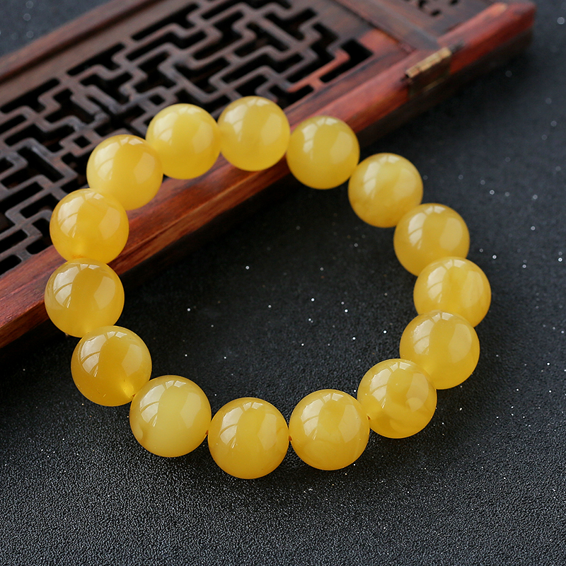 蜜蜡手串 - 红掌柜珠宝