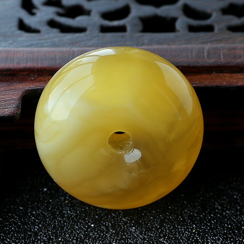 波罗的海天然蜜蜡吊坠-红掌柜