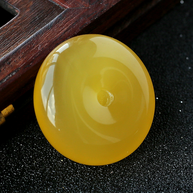 波罗的海天然蜜蜡吊坠-红掌柜