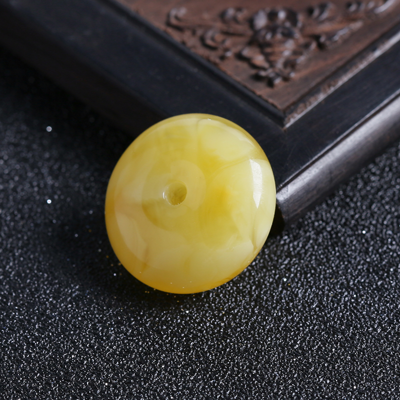 蜜蜡平安扣吊坠-红掌柜珠宝