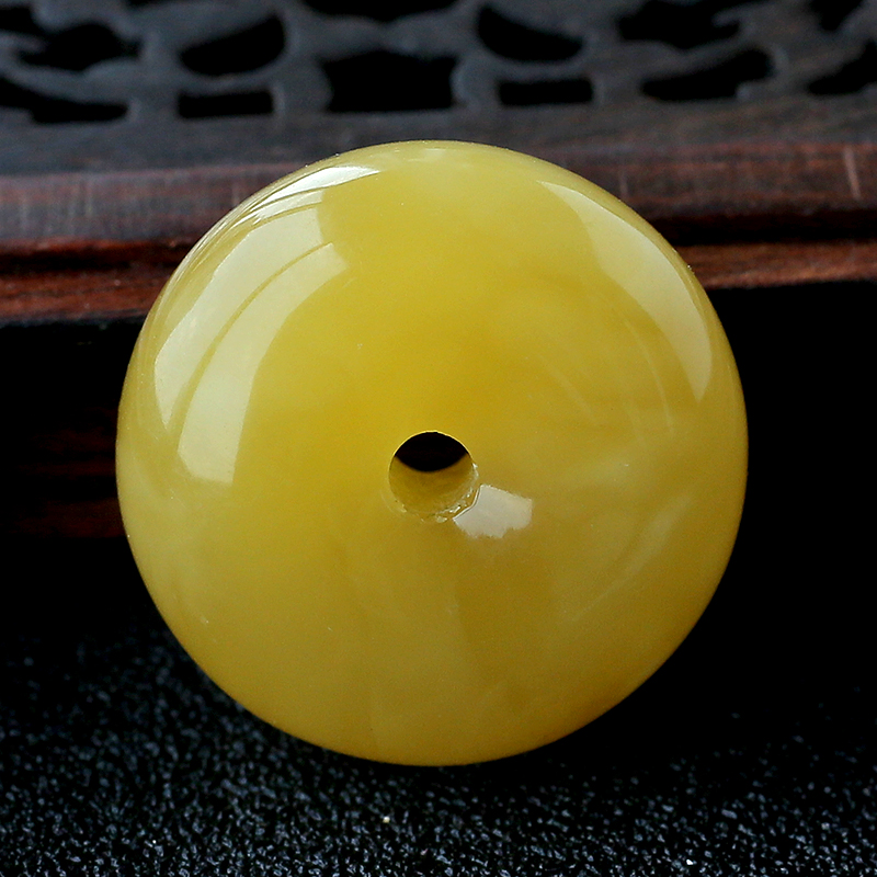 波罗的海天然蜜蜡吊坠-红掌柜