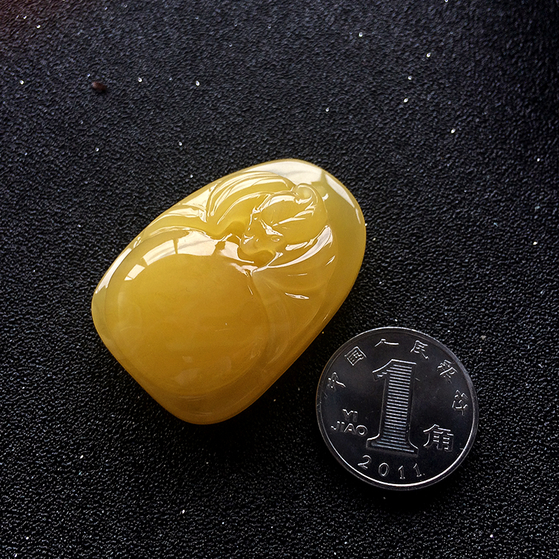 蜜蜡挂坠-红掌柜珠宝