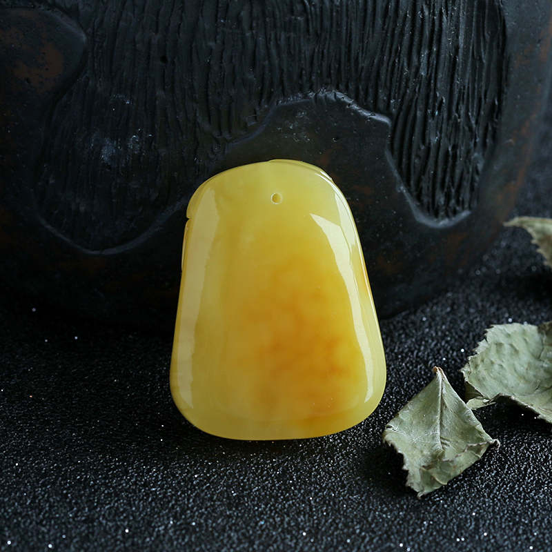 天然蜜蜡吊坠-红掌柜