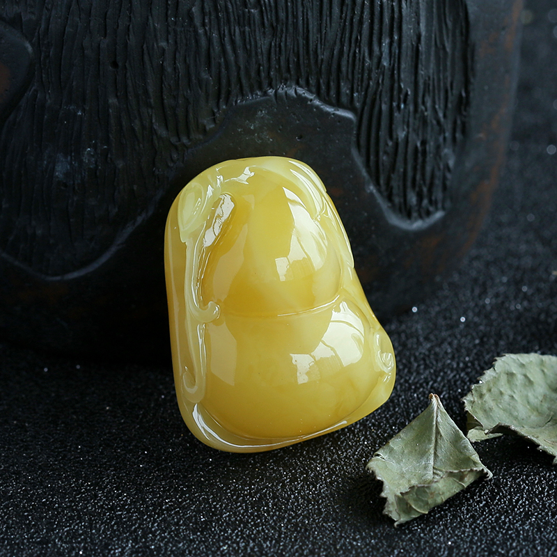 蜜蜡葫芦吊坠-红掌柜