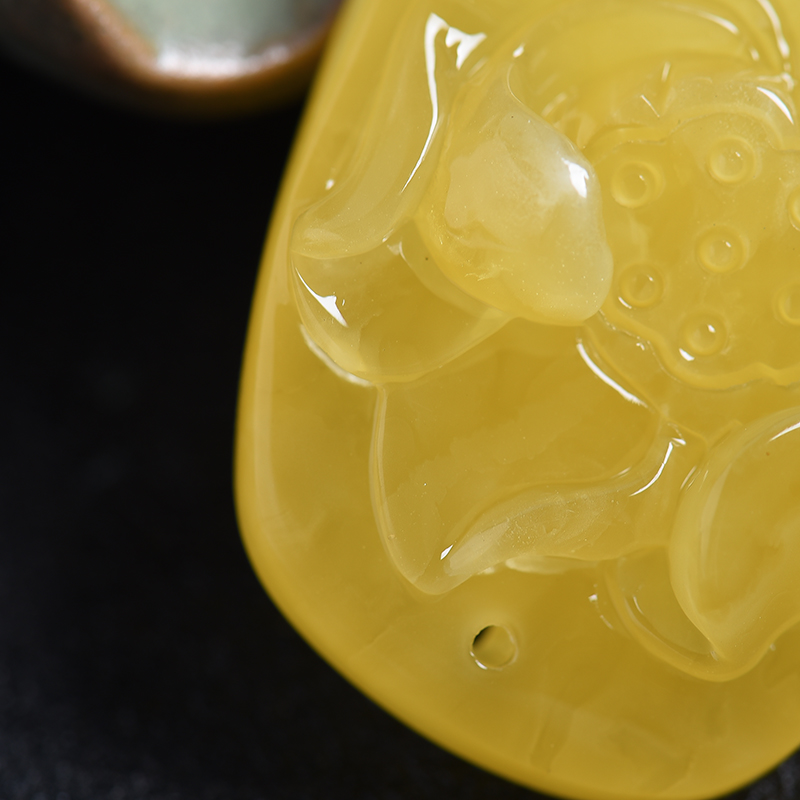 波罗的海蜜蜡一品清廉吊坠-红掌柜