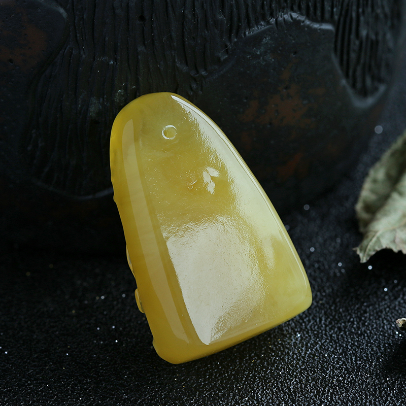 天然蜜蜡吊坠-红掌柜