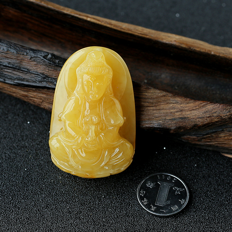 蜜蜡挂件-红掌柜珠宝