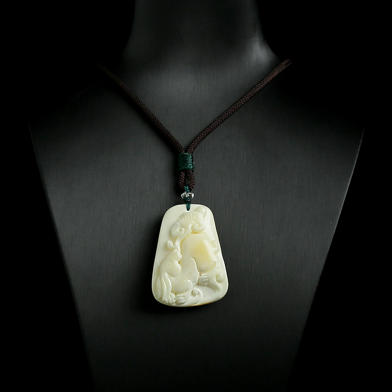 蜜蜡挂件-红掌柜珠宝