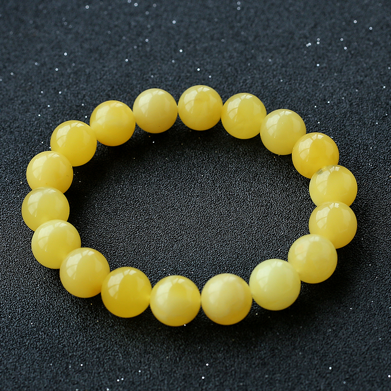 满密蜜蜡单圈手串 - 红掌柜珠宝