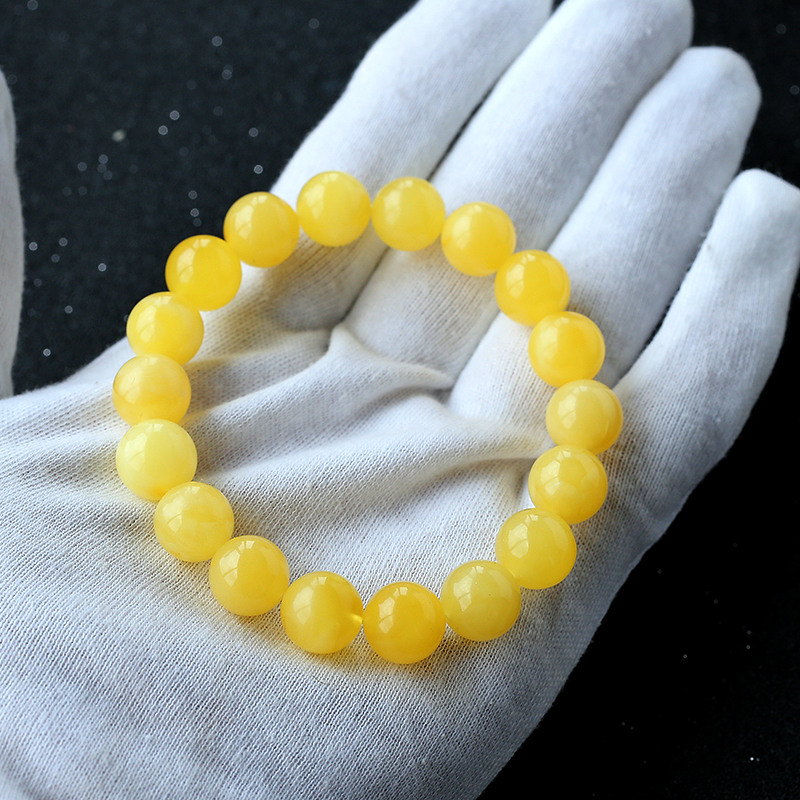 满密蜜蜡单圈手串 - 红掌柜珠宝