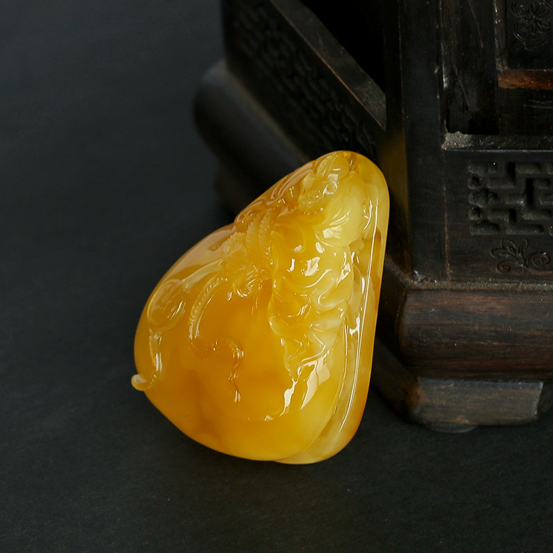 波罗的海蜜蜡吊坠 - 红掌柜珠宝