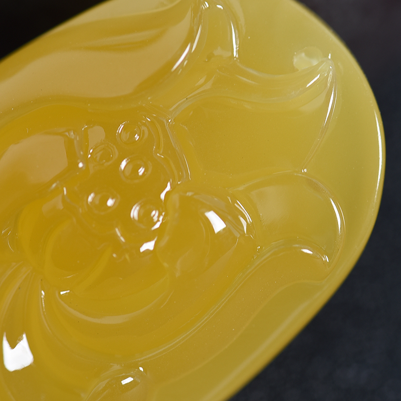 波罗的海蜜蜡一品清廉吊坠-红掌柜