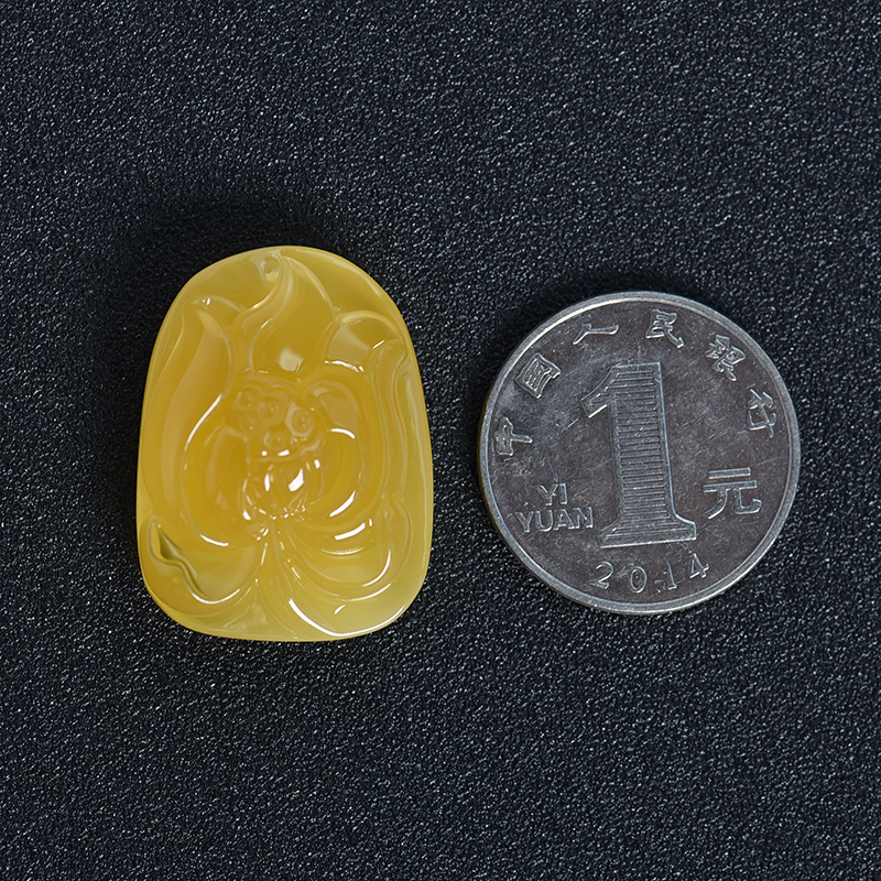 波罗的海蜜蜡吊坠-红掌柜