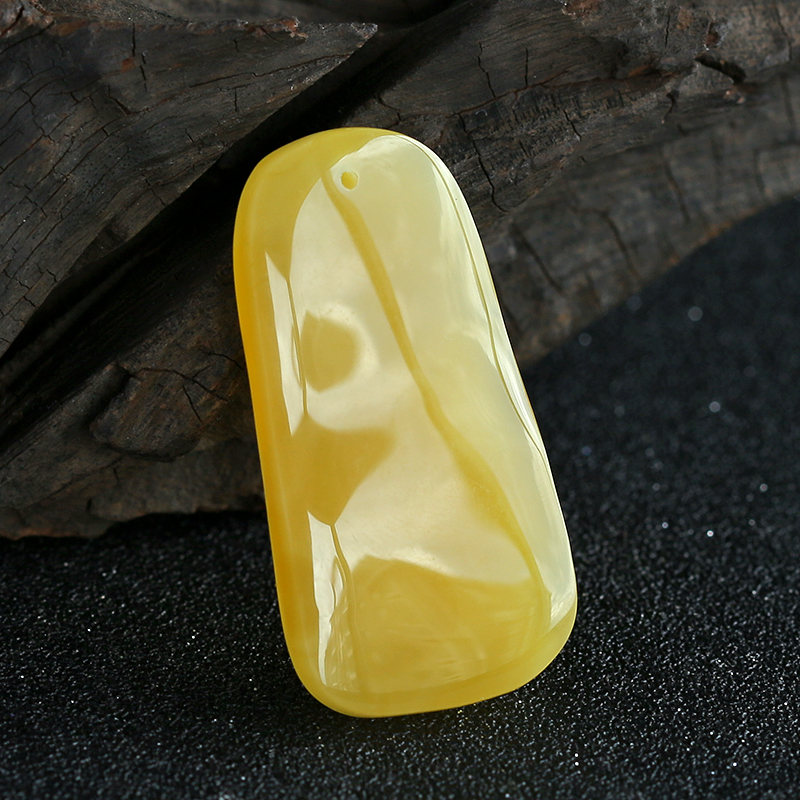 波罗的海天然蜜蜡吊坠-红掌柜