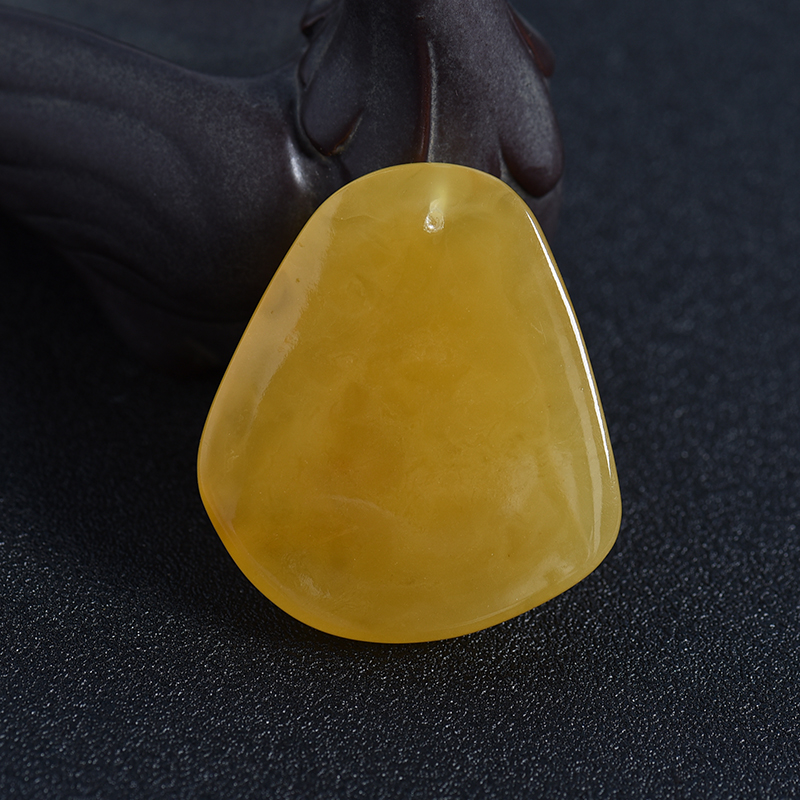 蜜蜡一品清廉吊坠-红掌柜