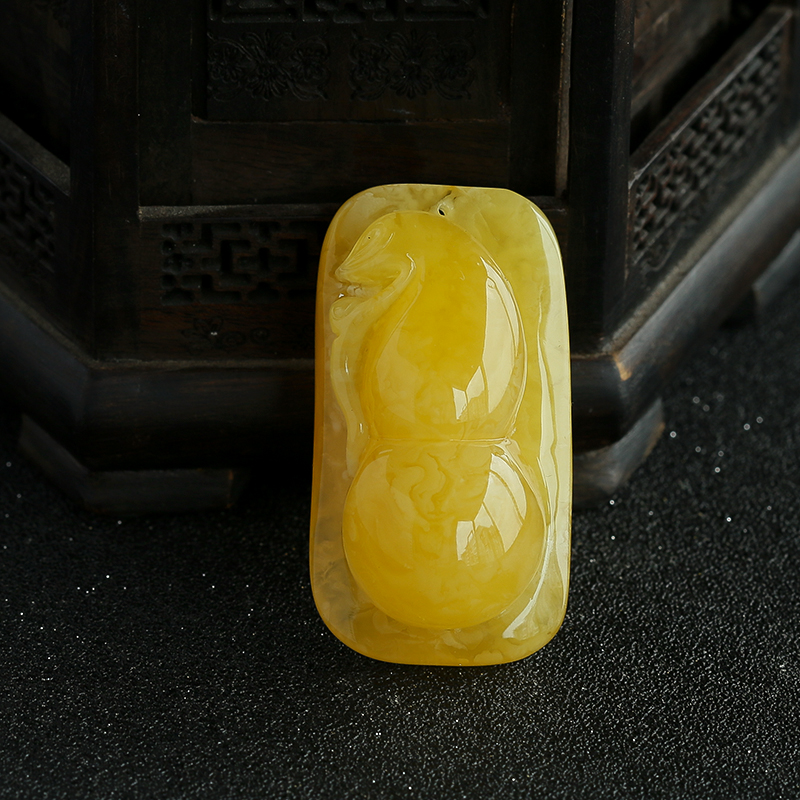 蜜蜡葫芦吊坠 - 红掌柜珠宝