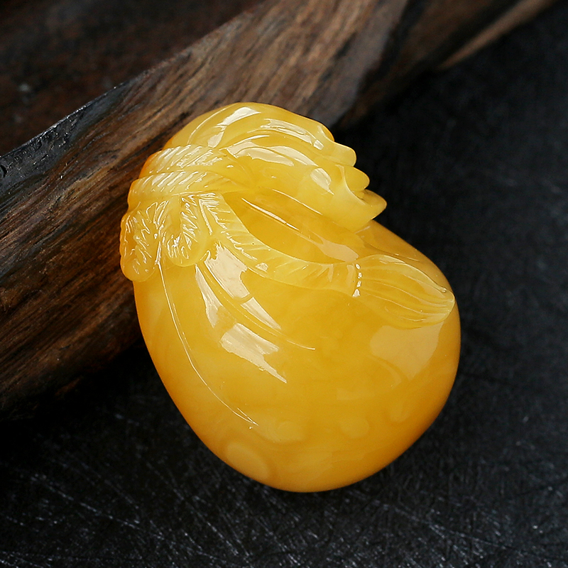 蜜蜡吊坠 - 红掌柜珠宝