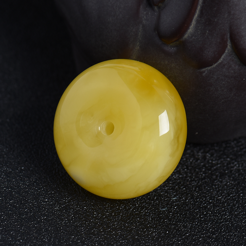 天然蜜蜡吊坠-红掌柜