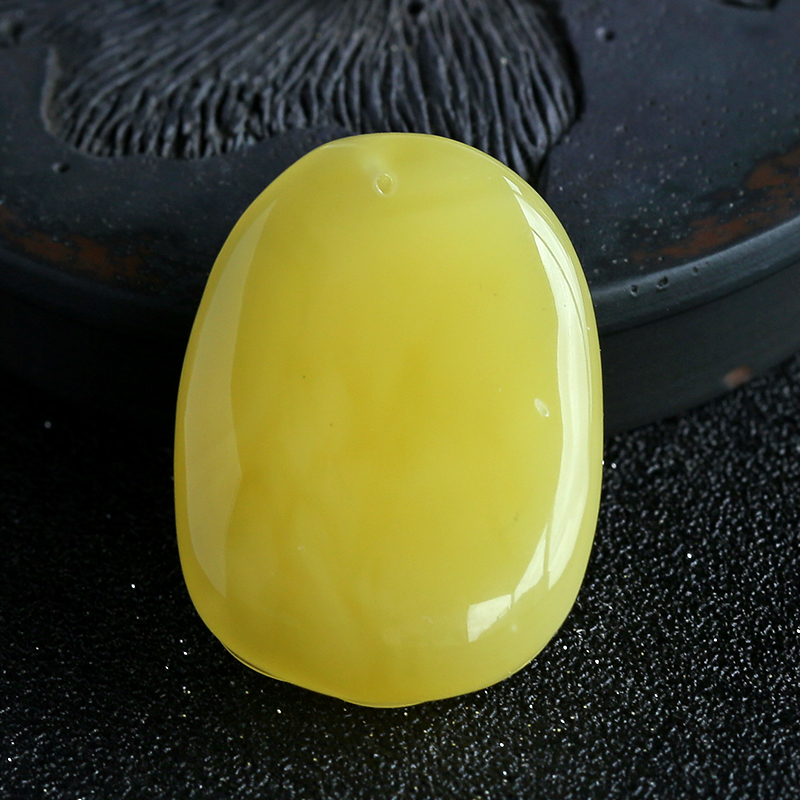 天然蜜蜡吊坠-红掌柜