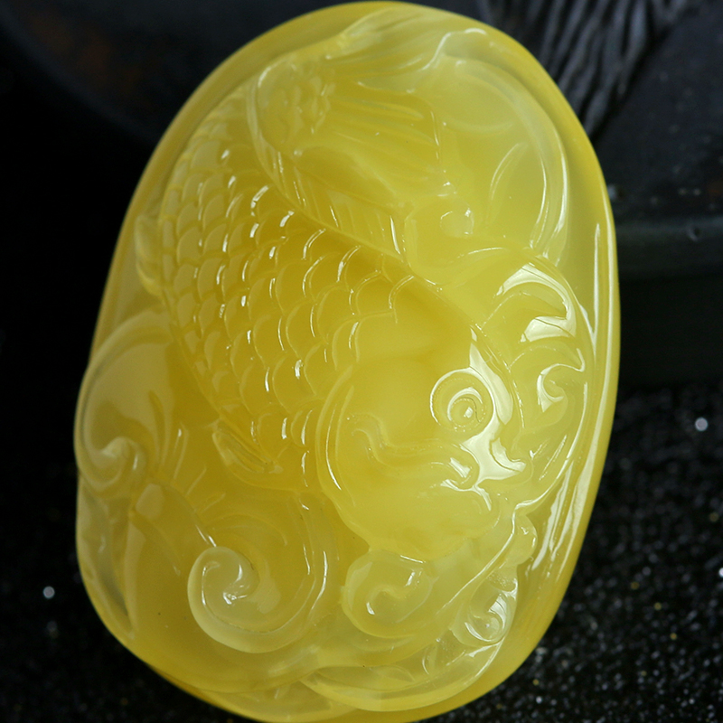 波罗的海蜜蜡吊坠-红掌柜