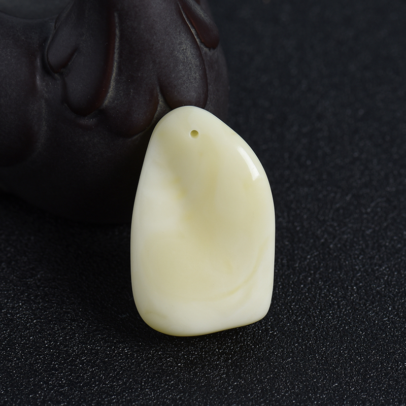 波罗的海白蜜蜡小佛吊坠-红掌柜