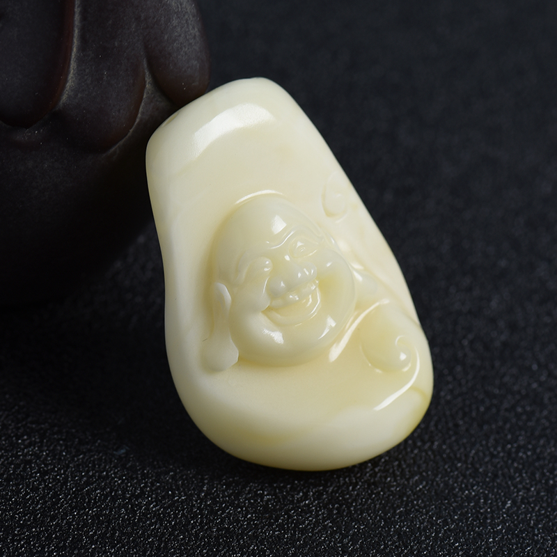 蜜蜡小佛吊坠-红掌柜