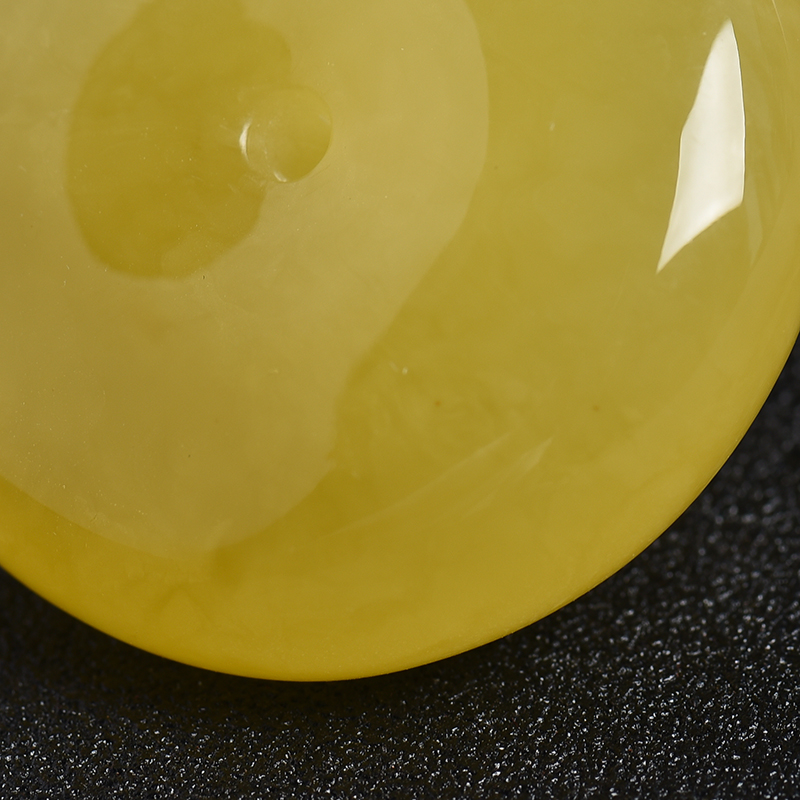 蜜蜡平安扣挂件-红掌柜