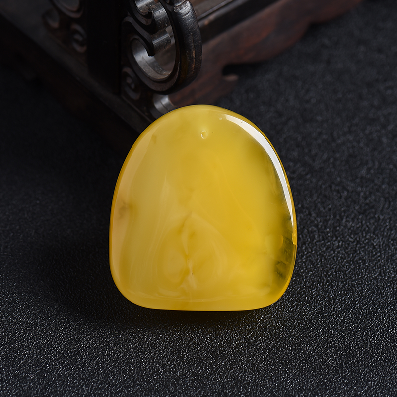 波罗的海天然蜜蜡佛吊坠-红掌柜