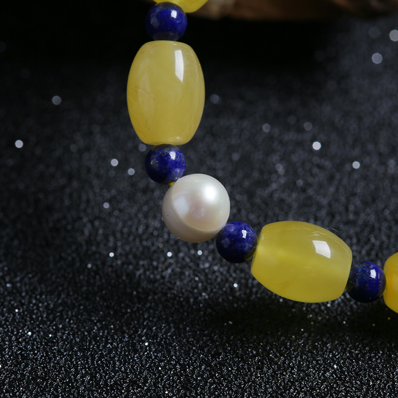 蜜蜡手链-红掌柜珠宝