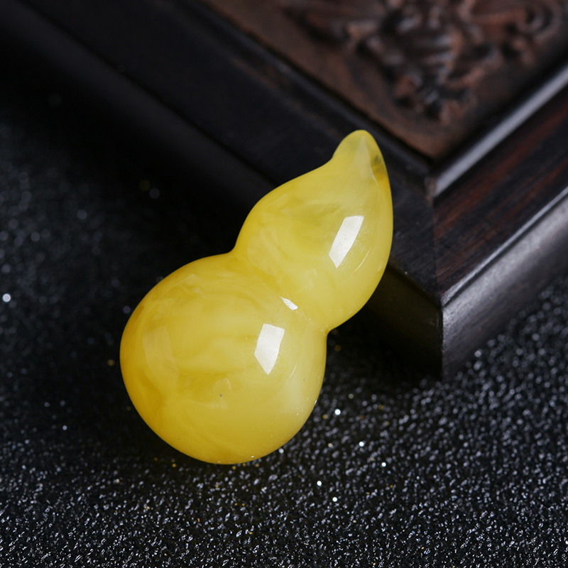 天然蜜蜡挂件-红掌柜珠宝