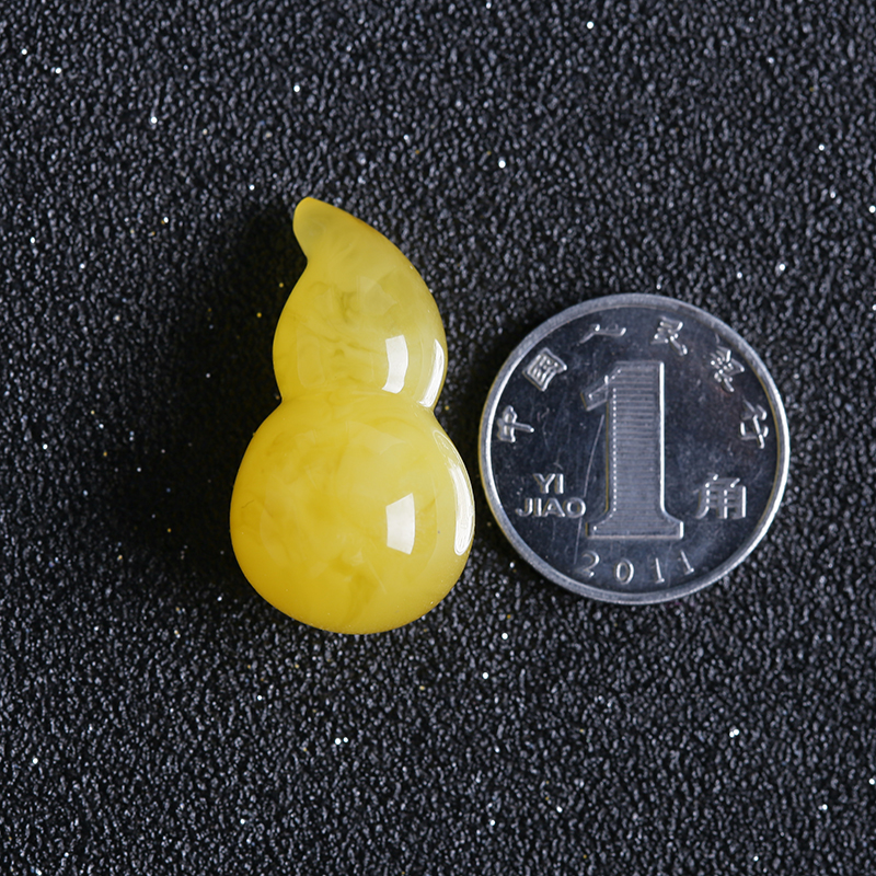 波罗的海蜜蜡挂坠-红掌柜珠宝