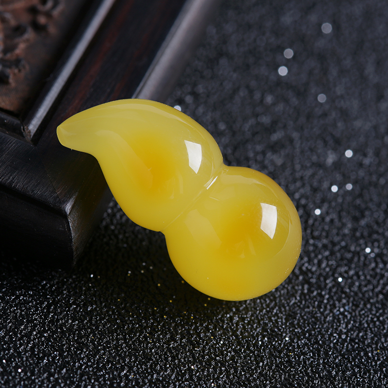 蜜蜡吊坠-红掌柜珠宝