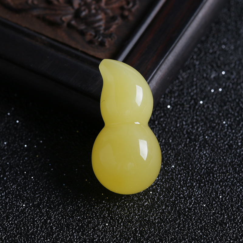 蜜蜡葫芦吊坠-红掌柜珠宝