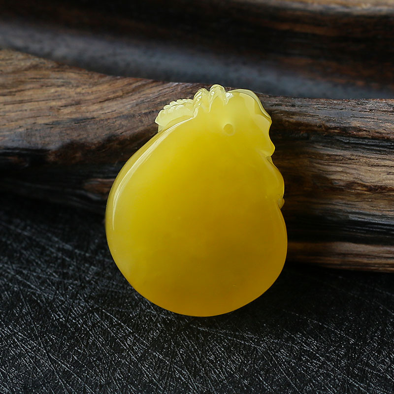 蜜蜡钱袋吊坠 - 红掌柜