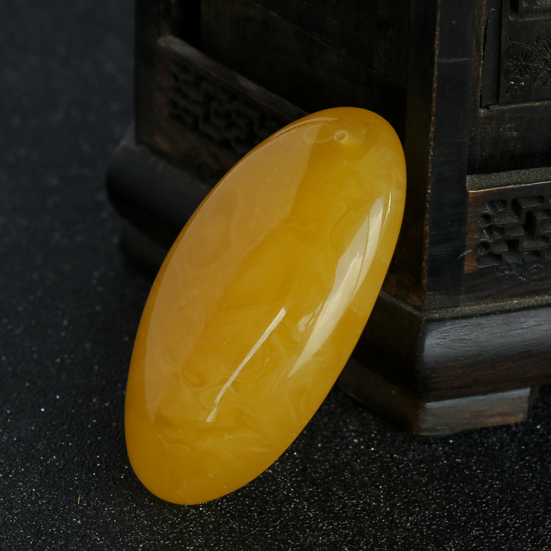 蜜蜡随形吊坠-红掌柜珠宝