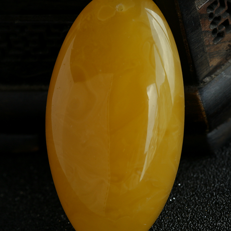 波罗的海蜜蜡吊坠-红掌柜珠宝