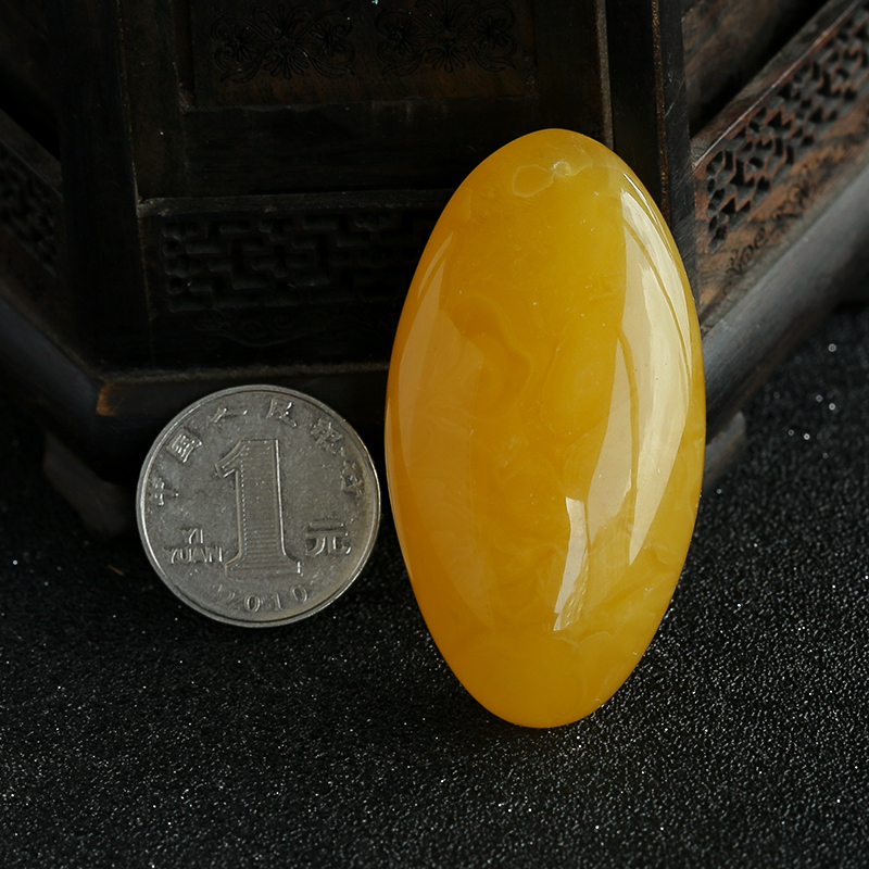 波罗的海随形蜜蜡吊坠-红掌柜珠宝